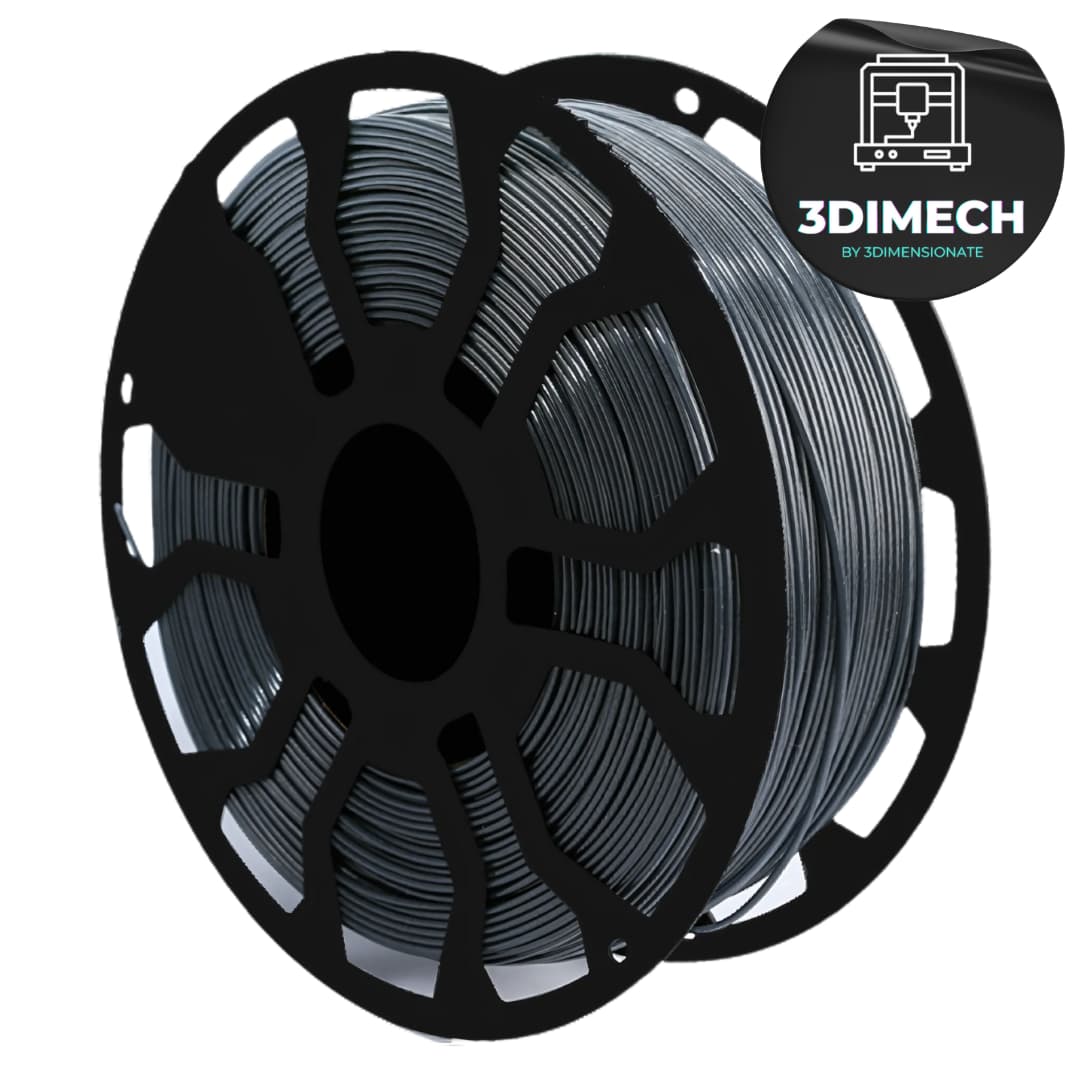 Filamento PLA Gris Grafito Hellbot Ecofila Lock 1kg 1.75mm