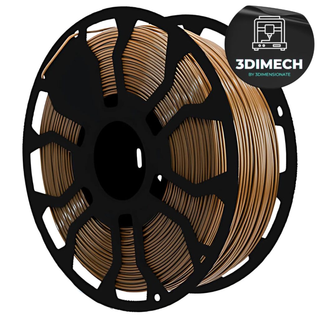 Filamento Pla Marron Hellbot Ecofila Lock 1Kg 1.75Mm | Calidad Premium