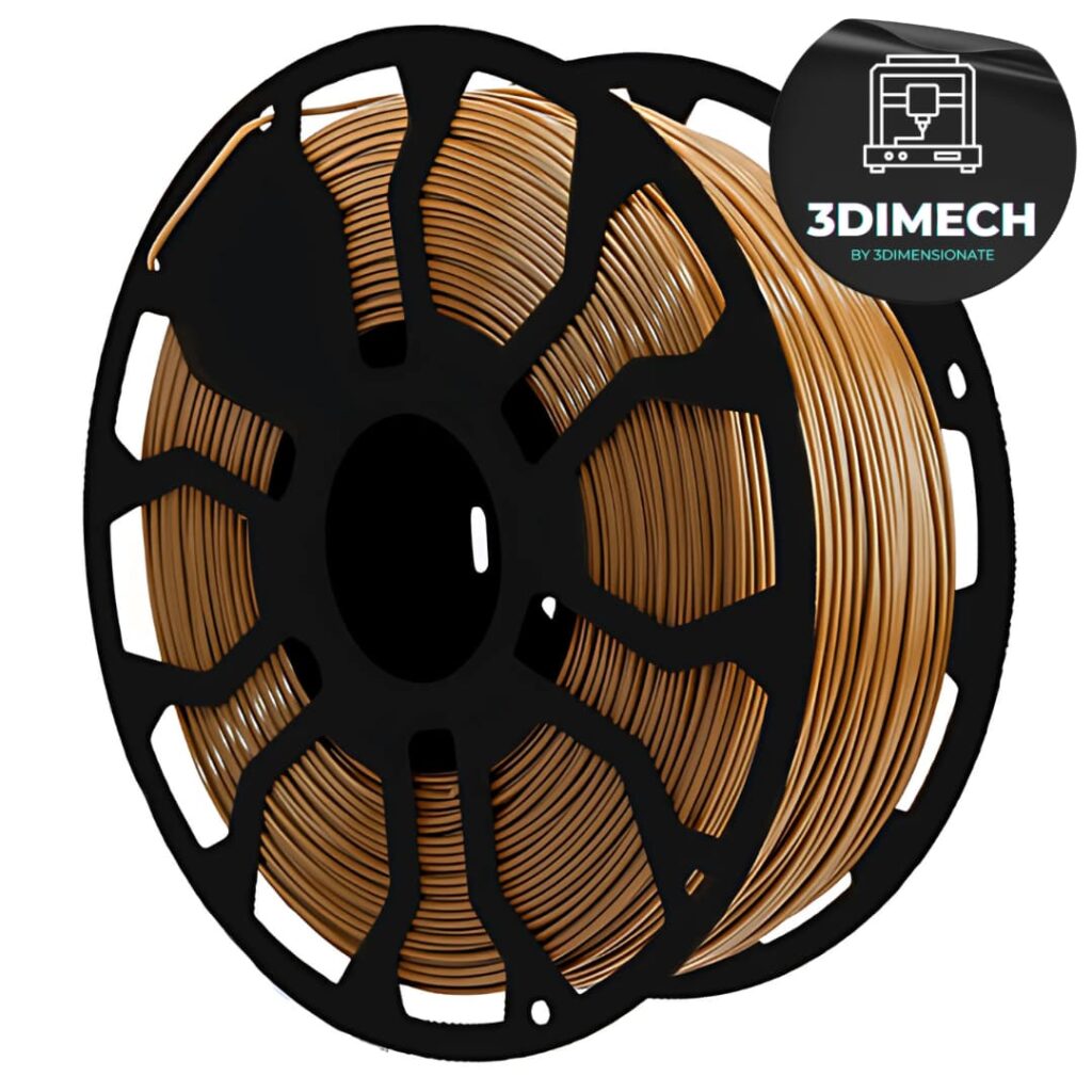 Filamento Pla Marron Claro Capibara Hellbot Ecofila Lock 1Kg 1.75Mm
