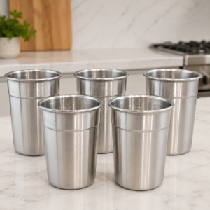Vaso Chop Aluminio 500Ml Recto Impresión 3D + Stl (Pack X5)