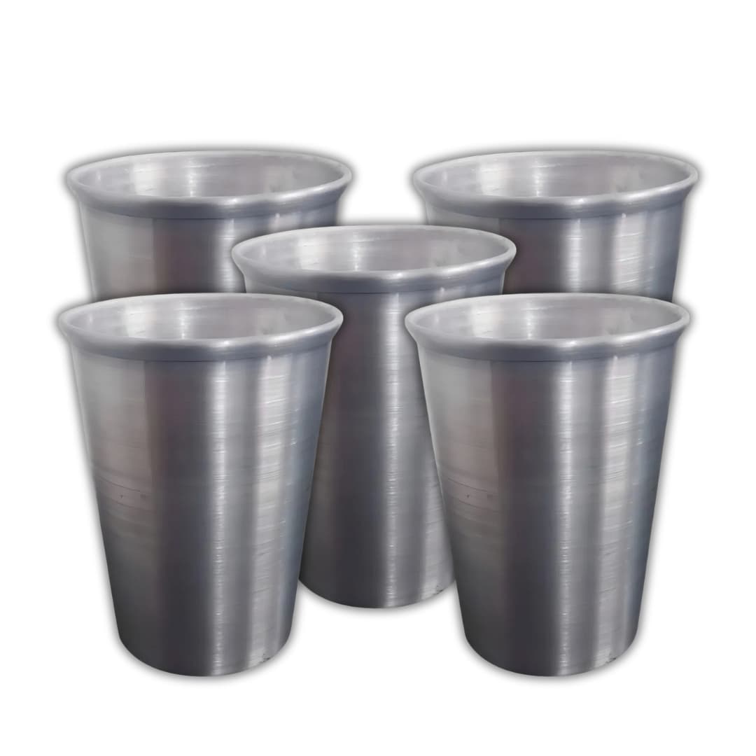 Vaso Chop Aluminio 1000ml Litro Para Impresión 3D + STL Personalizado (Pack x5)