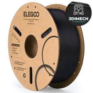 Filamento PLA Negro Con Fibra De Carbono Elegoo