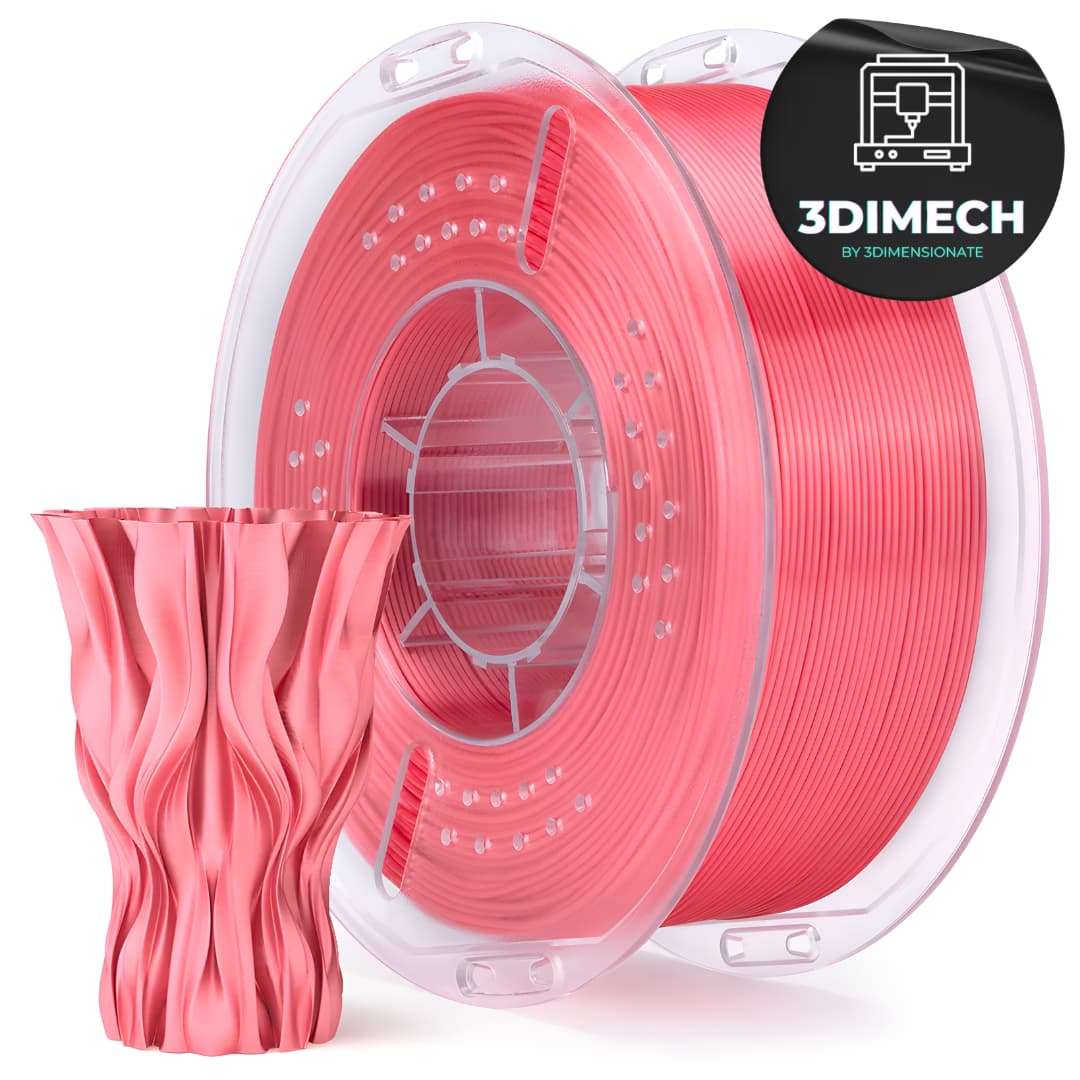 Filamento PLA Rosa Coral Silk Elegoo Premium