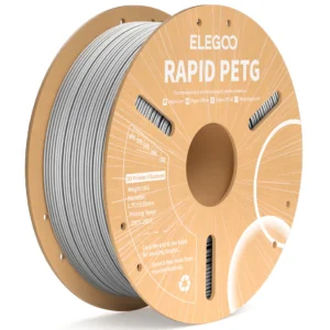 Filamento PETG Rapido Gris Elegoo 600mms 1kg 1.75mm