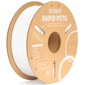 Filamento PETG Rapido Blanco Elegoo 600mms 1kg 1.75mm