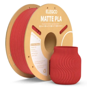 Filamento Pla Mate Rojo Ruby Elegoo Premium 1Kg 1.75Mm