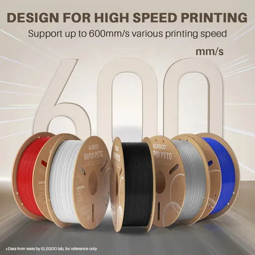 Filamento 3d Rapid Petg 1.75mm X 1kg Elegoo Impresion 3d Naranja - Imagen 3