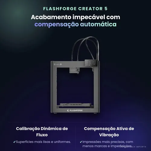 Impresora 3d Flashforge Creator 5 Con 4 Boquillas Multicolor Gris - Imagen 3