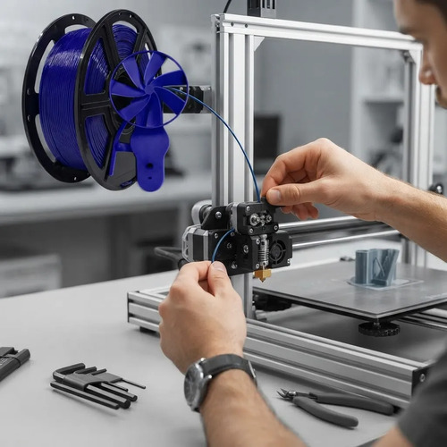 Filamento Petg Flashforge Impresion 3d 1.75mm 1kg Azul - Imagen 2