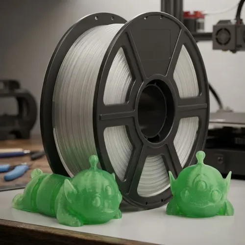 Flashforge Filamento Pla Glow Luminoso Galaxy 1.75 Mm 1 Kg Verde - Imagen 3